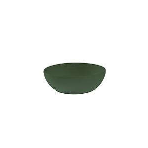 Plato hondo 460.3ml esmalte color verde