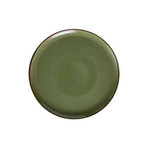 Plato pando coupe 23.6cm Artisan verde oliva
