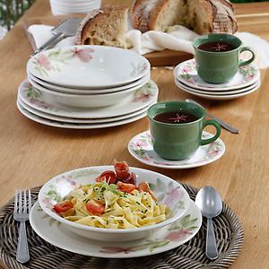 Vajilla Corona Danna 4 puestos 16 piezas