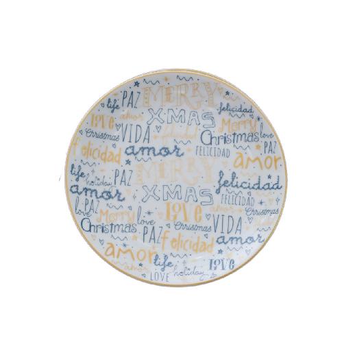 Plato Postre Frosty Deseos 20cm Plato Postre Frosty Deseos 20cm
