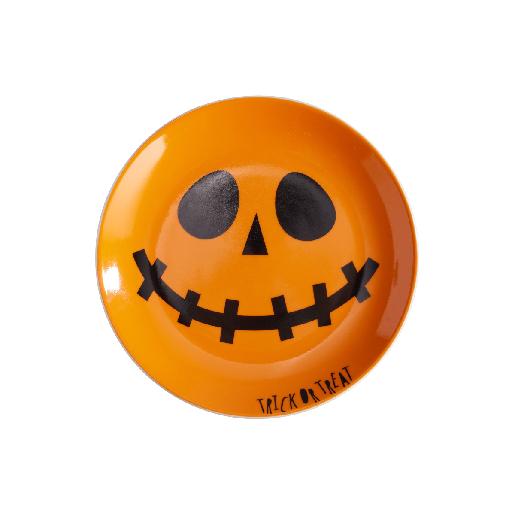 Plato Postre Halloween Calabaza 20.4cm Plato Postre Halloween Calabaza 20.4cm