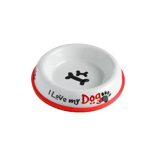 Comedero para Mascotas I Love My Dog 470ml Comedero para Mascotas I Love My Dog 470ml