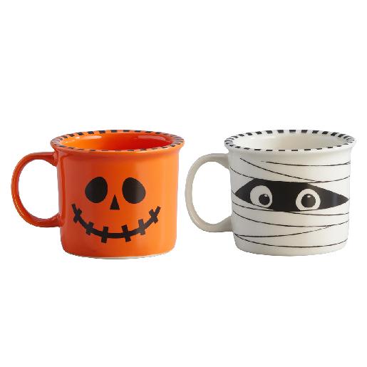 Set x 2 Mug Halloween Calabaza + Momia 280ml Set x 2 Mug Halloween Calabaza + Momia 280ml