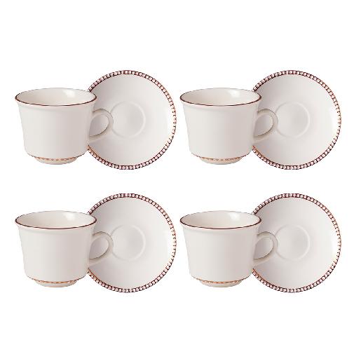 Set de té Corona Ariana 4 puestos 8 piezas