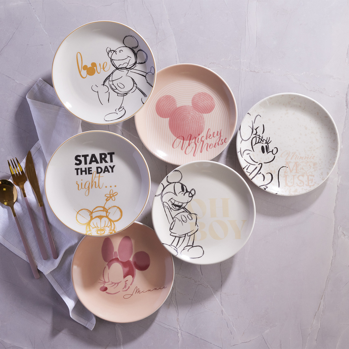 Plato Postre 20.2cm Mickey Oh Boy Disney