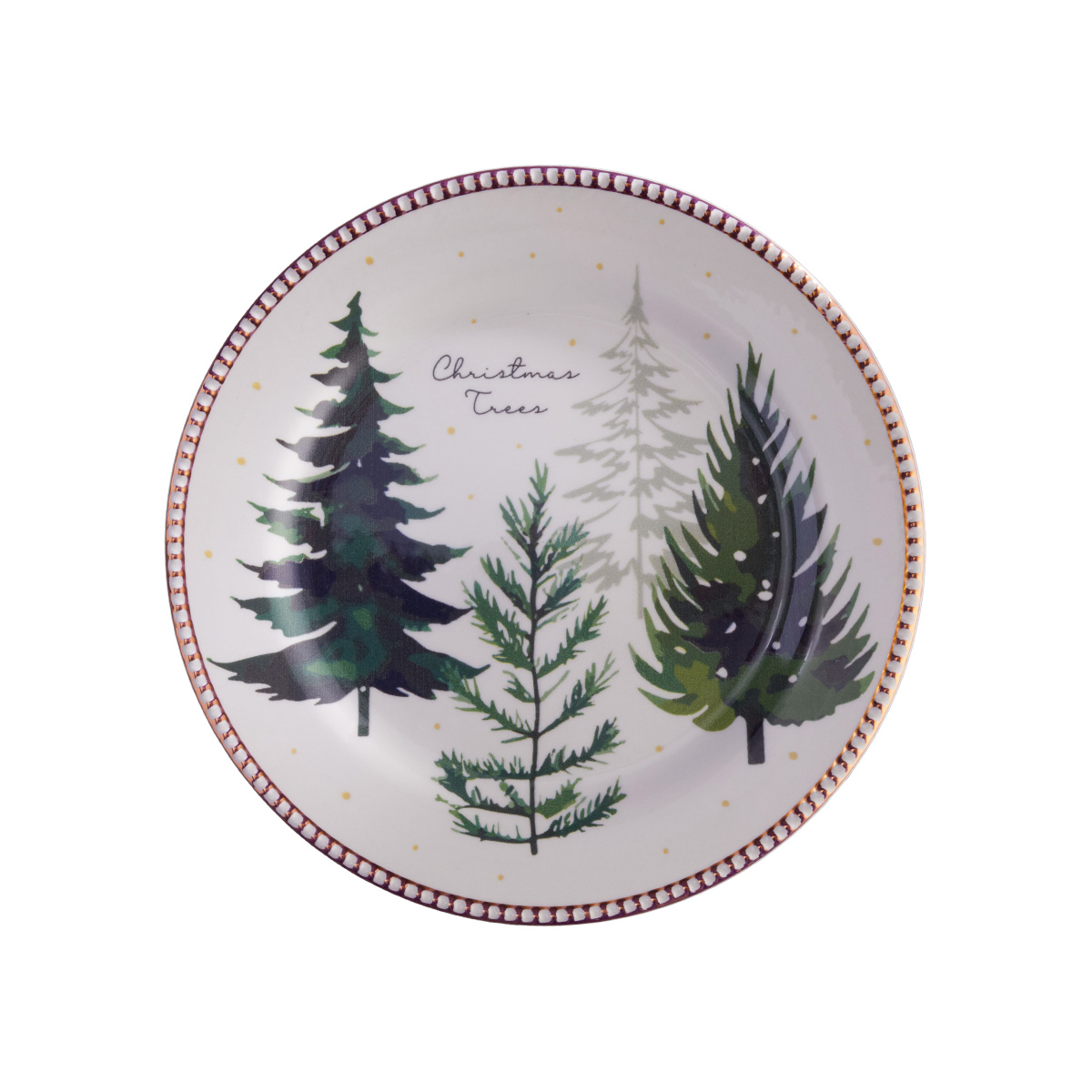 Plato Pando 27.6cm Christmas Trees