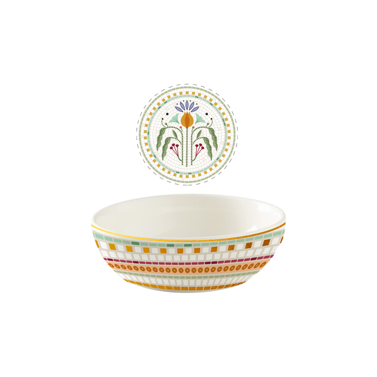 Plato Hondo Fiore Cassia 494.4ml