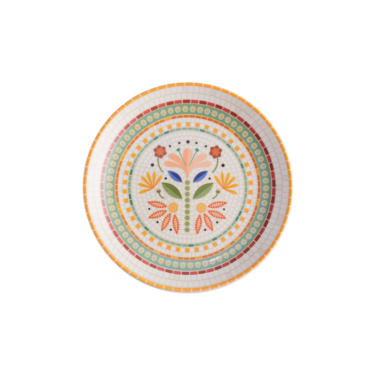 Plato Postre Fiore Astromelia 20.7cm