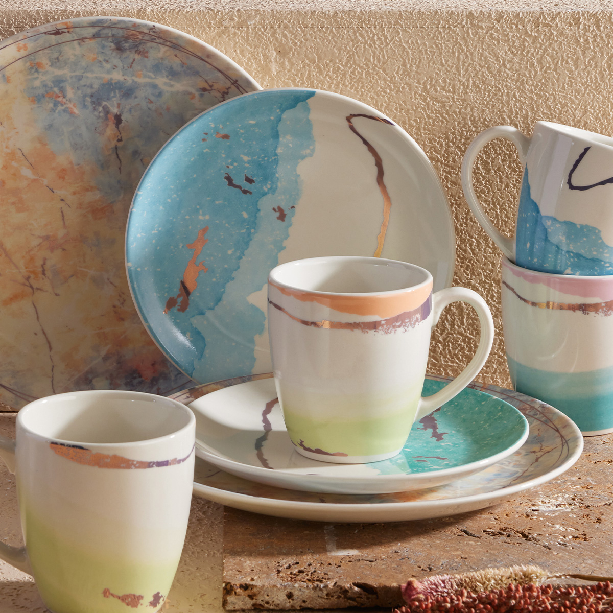 Mug 379.7ml Genesis Turquesa