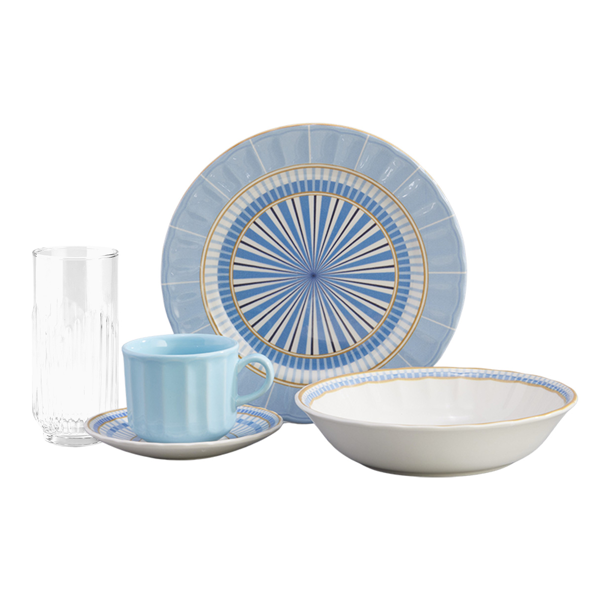 Nordika Set Vajilla 13 Piezas Cristar Vajilla Cristar 16 Piezas