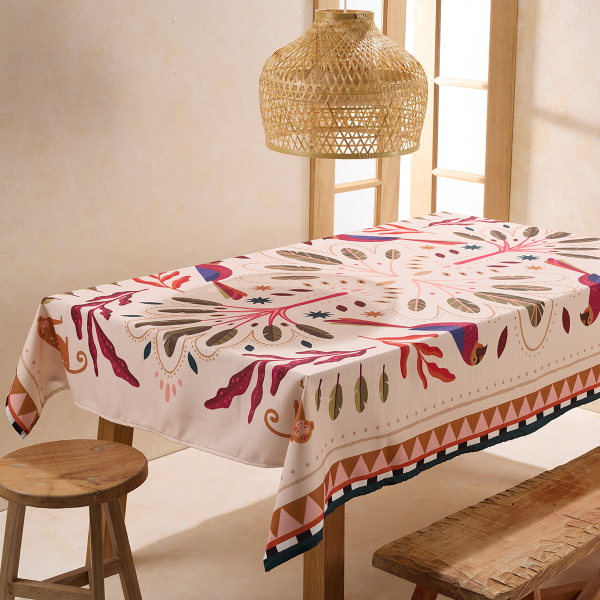 Mantel Selvática Estampado 240cm x 180cm