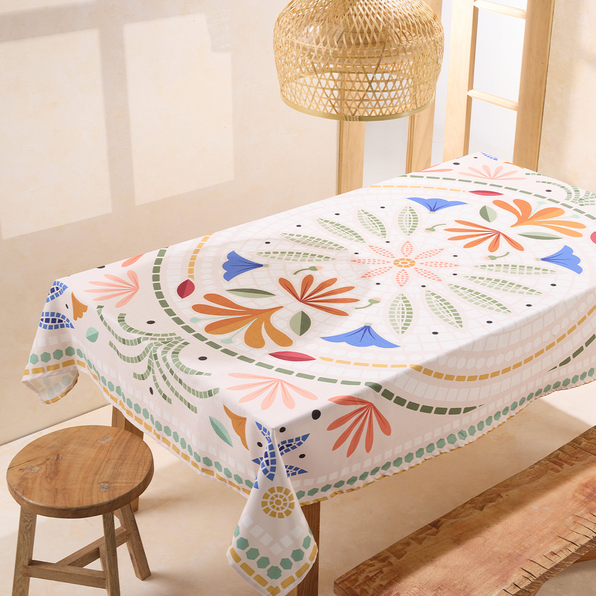 Mantel Fiore Estampado 240cm x 180cm