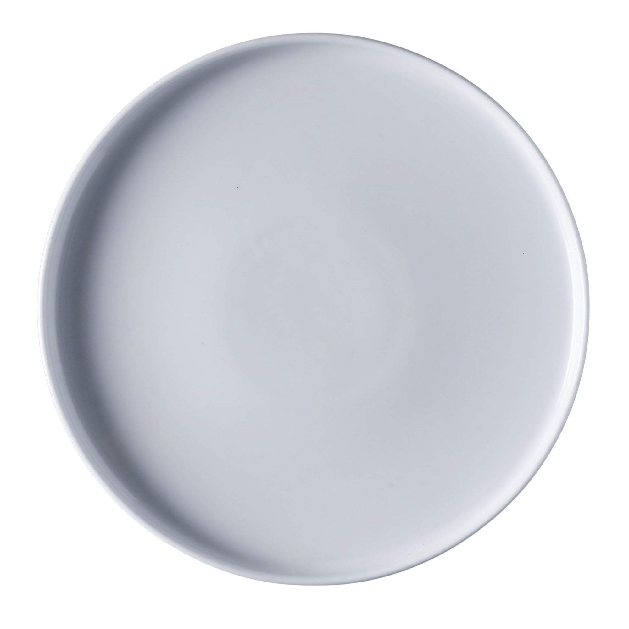 Plato pando 27.9cm Rustic blanco