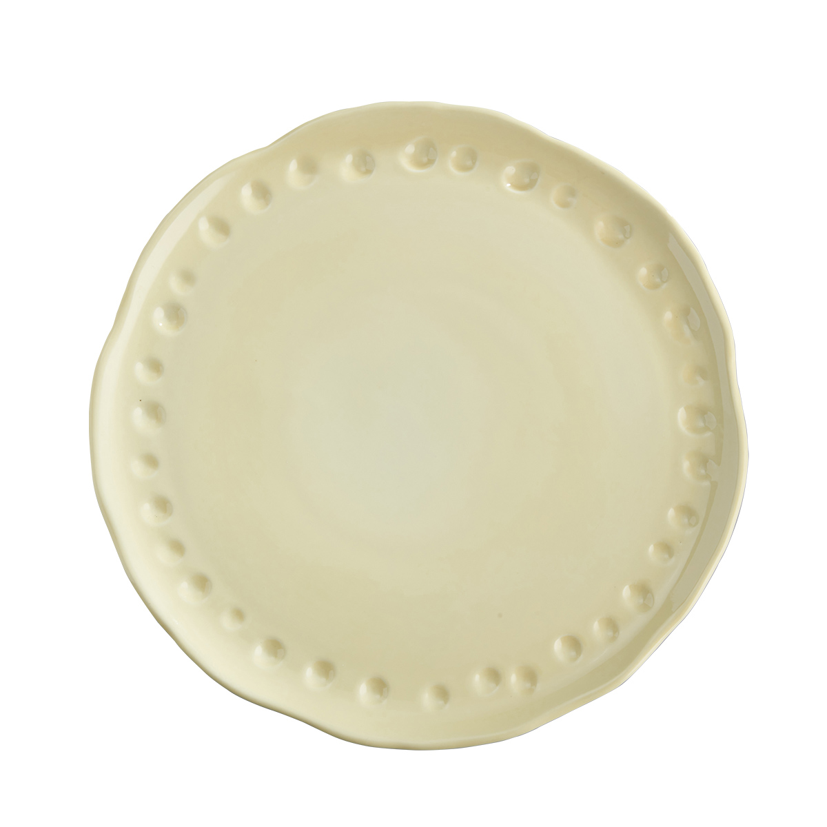 Plato Irregular Huellas Cocoplum 28.3cm Miel