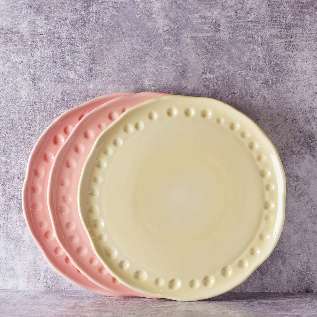 Plato Irregular Huellas Cocoplum 28.3cm Miel
