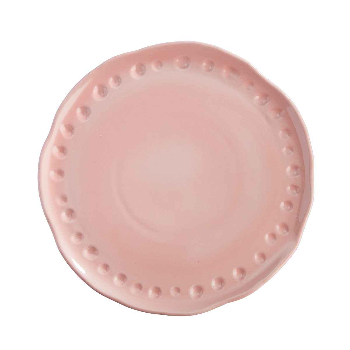 Plato Irregular Huellas Cocoplum 28.3cm Coral