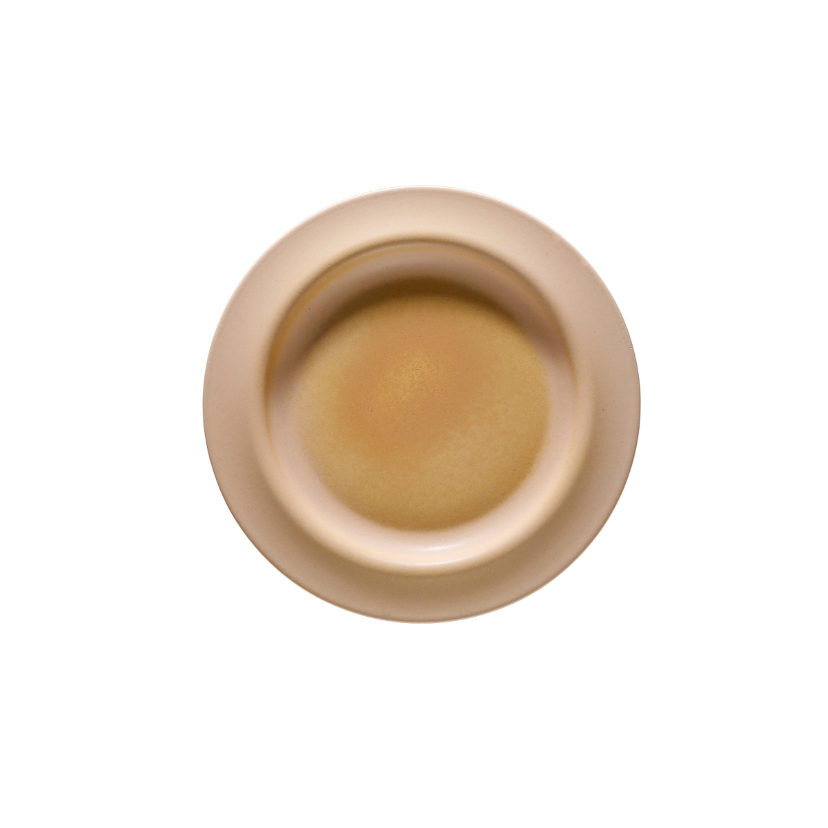 plato pando 25.4cm color beige envejecid