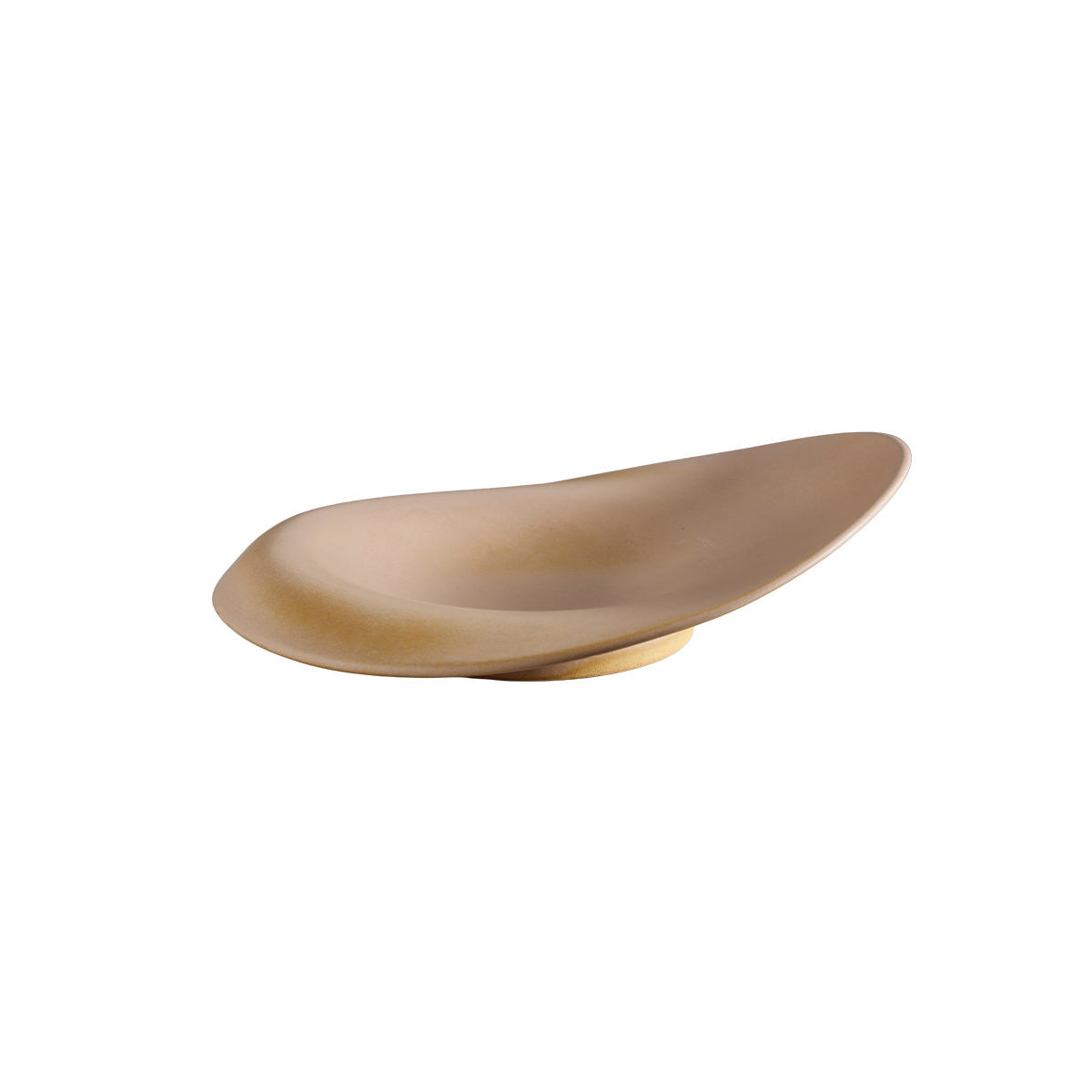 plato hondo 27.6cm color beige envejecid