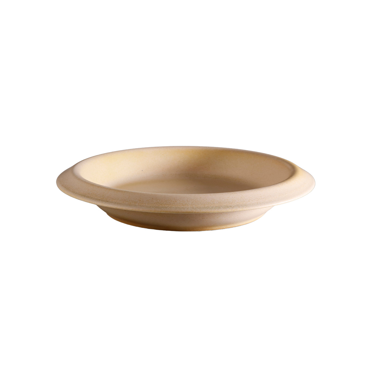 Plato Hondo 469ml Beige Envejecido