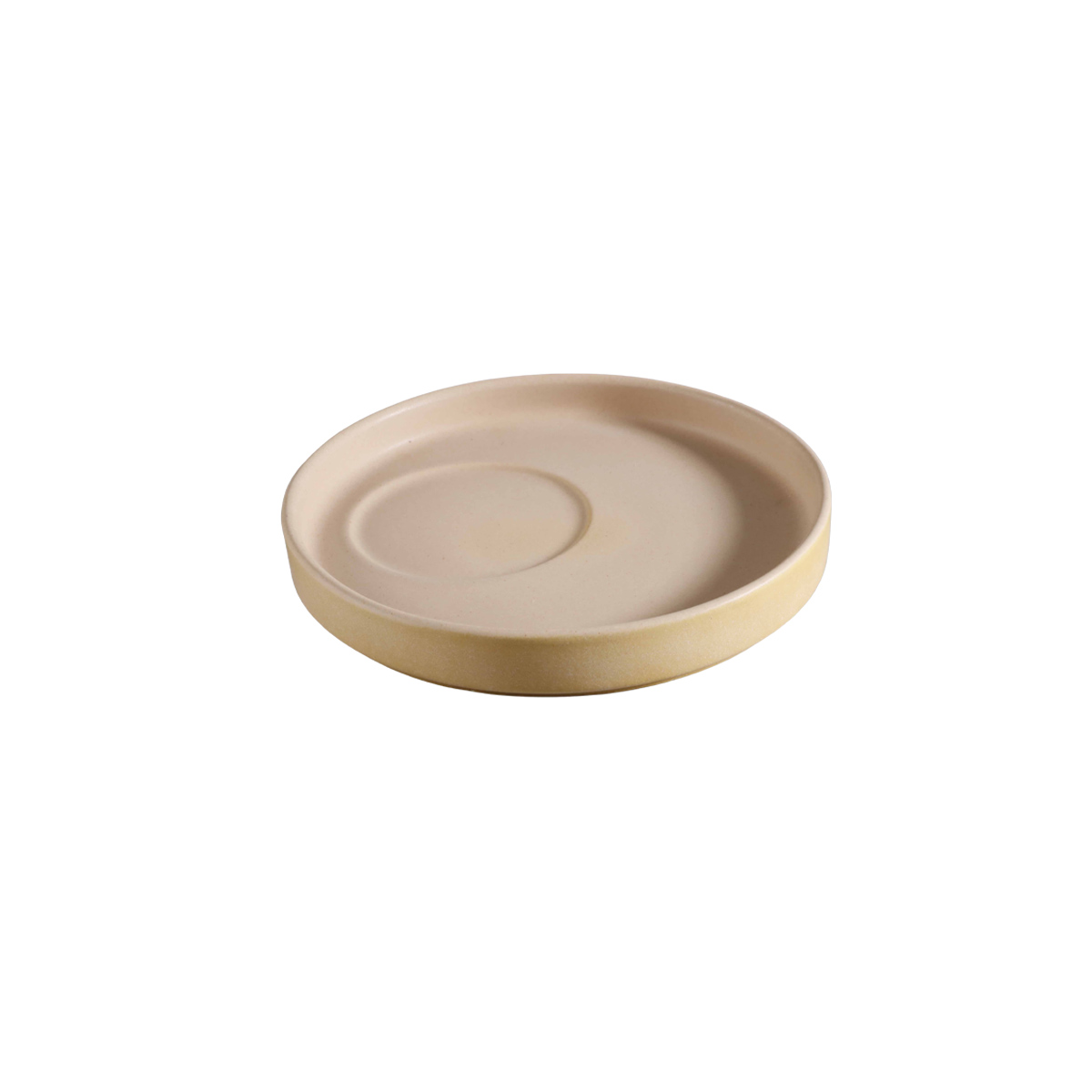 Plato Té 15.5Cm Color Beige Envejecido