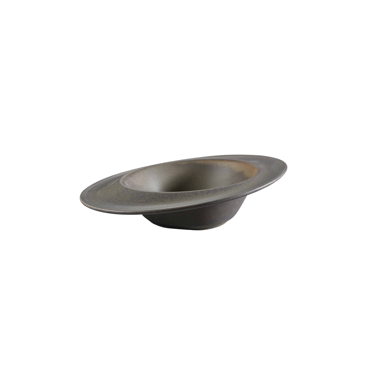 Plato Hondo 593ml Color Mate Verde Envejecido