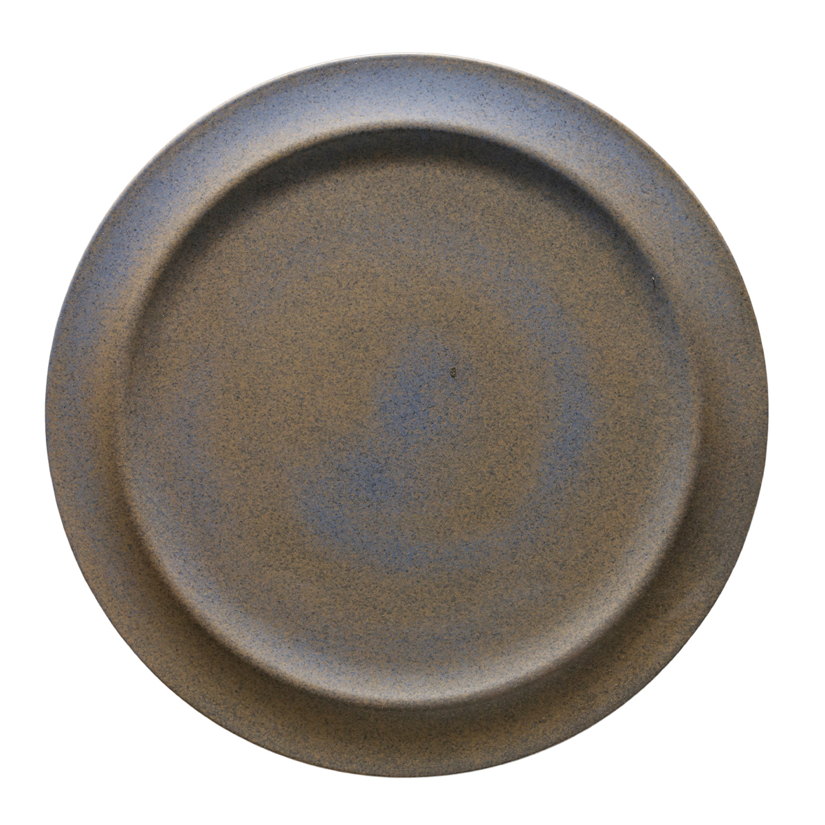 Plato Pando 32.5cm Color Mate Azul Envejecido