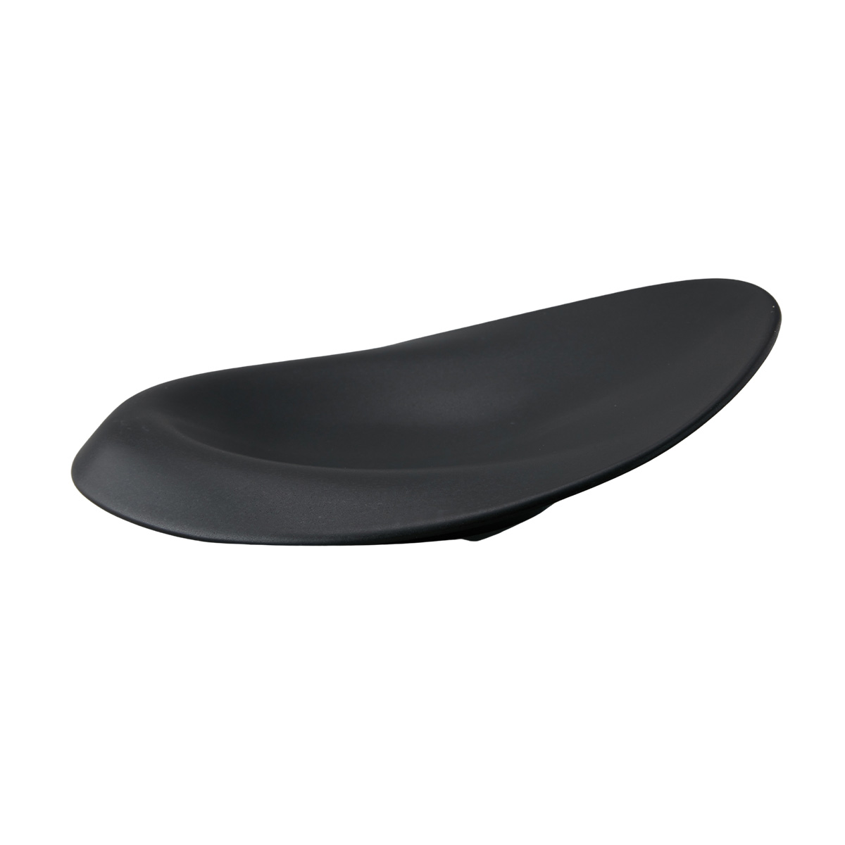 plato hondo 27.6cm color mate negro enve