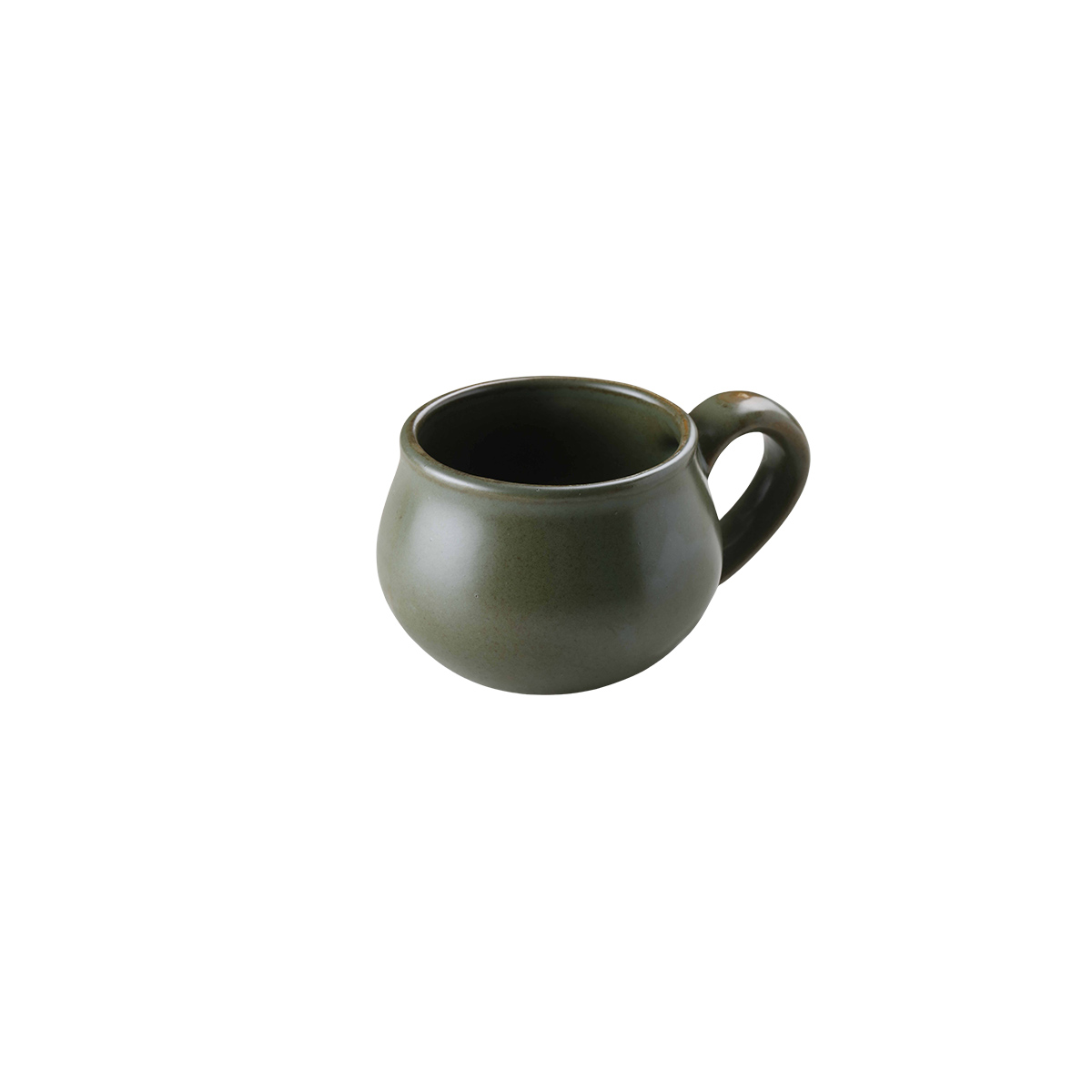 Pocillo Rústico 219ml Verde Brillante