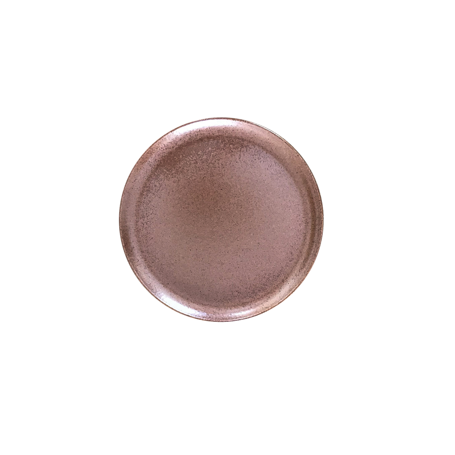 Padre plato pando coupe terracota brillante taller