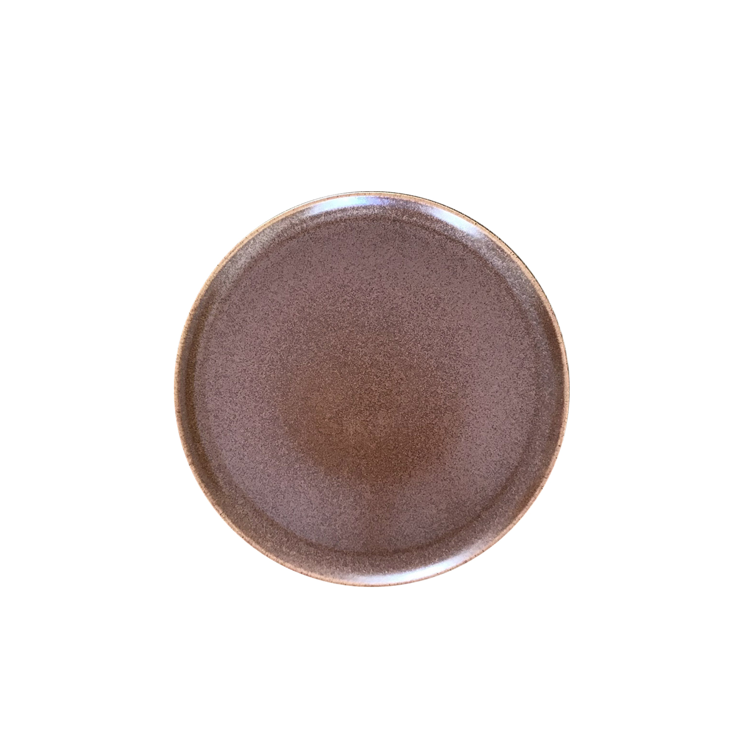 Plato Pando Coupe 24cm Terracota Brillante