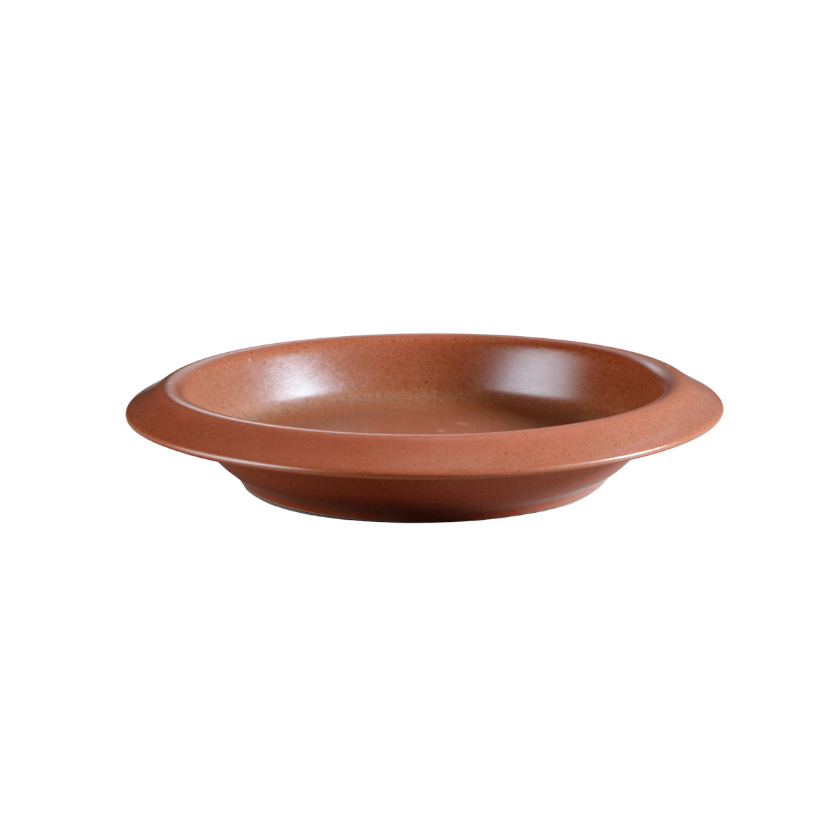 Plato Hondo 469ml Color Terracota Brillante
