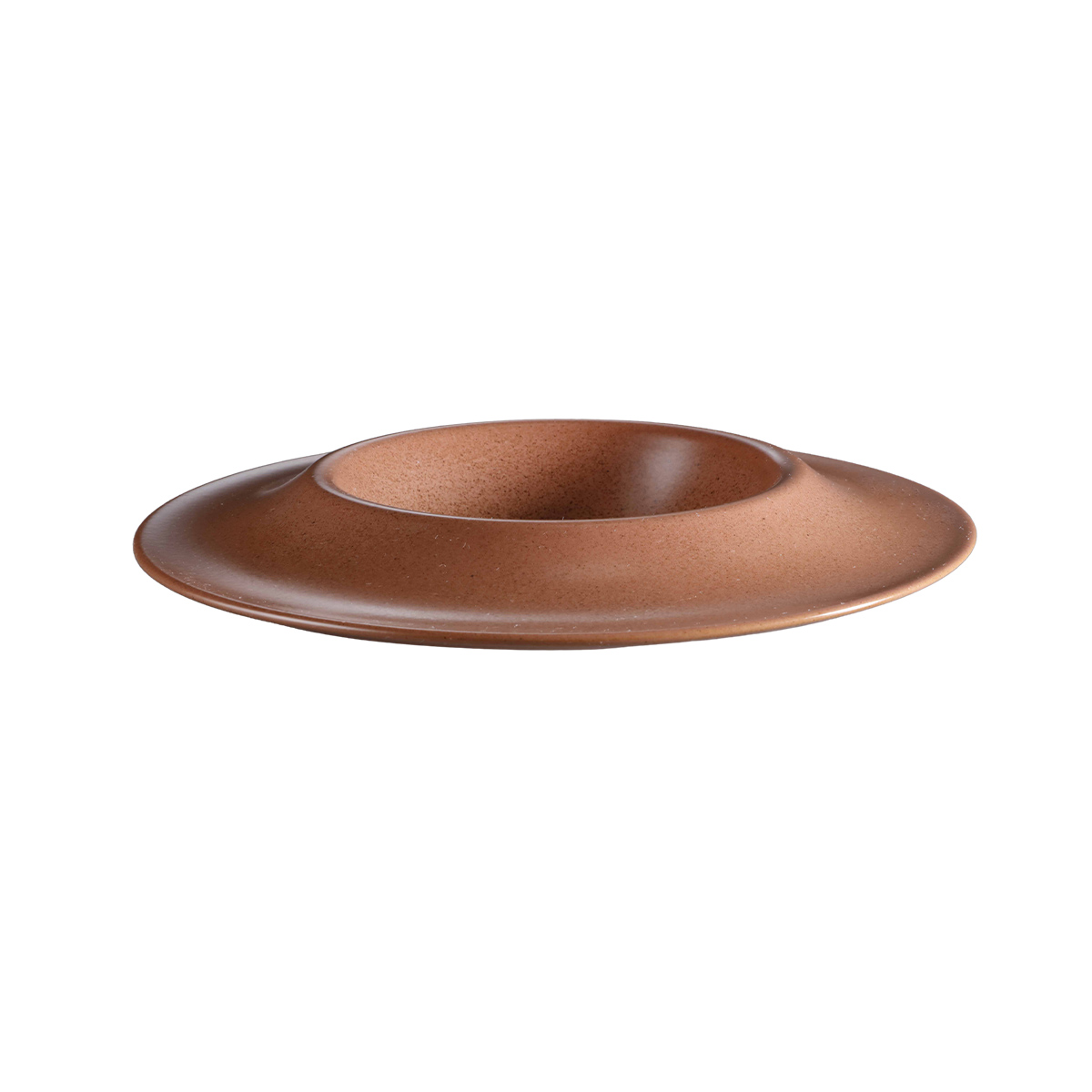 Plato Hondo 275ml Terracota Brillante