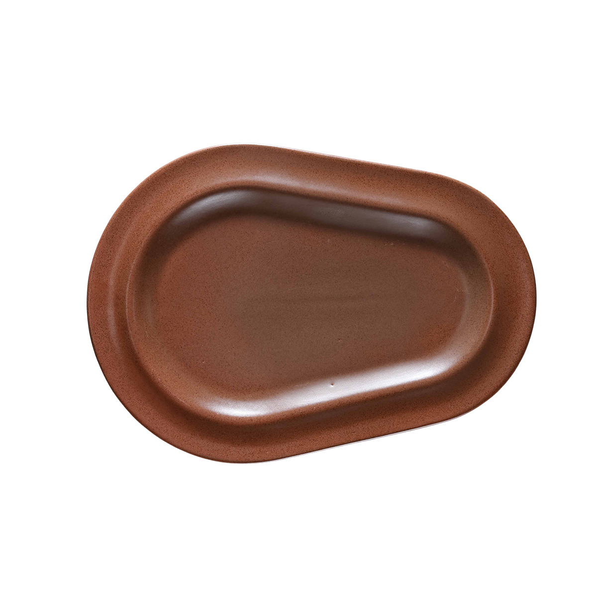 Bandeja 36.6x25.9cm Color Terracota Brillante