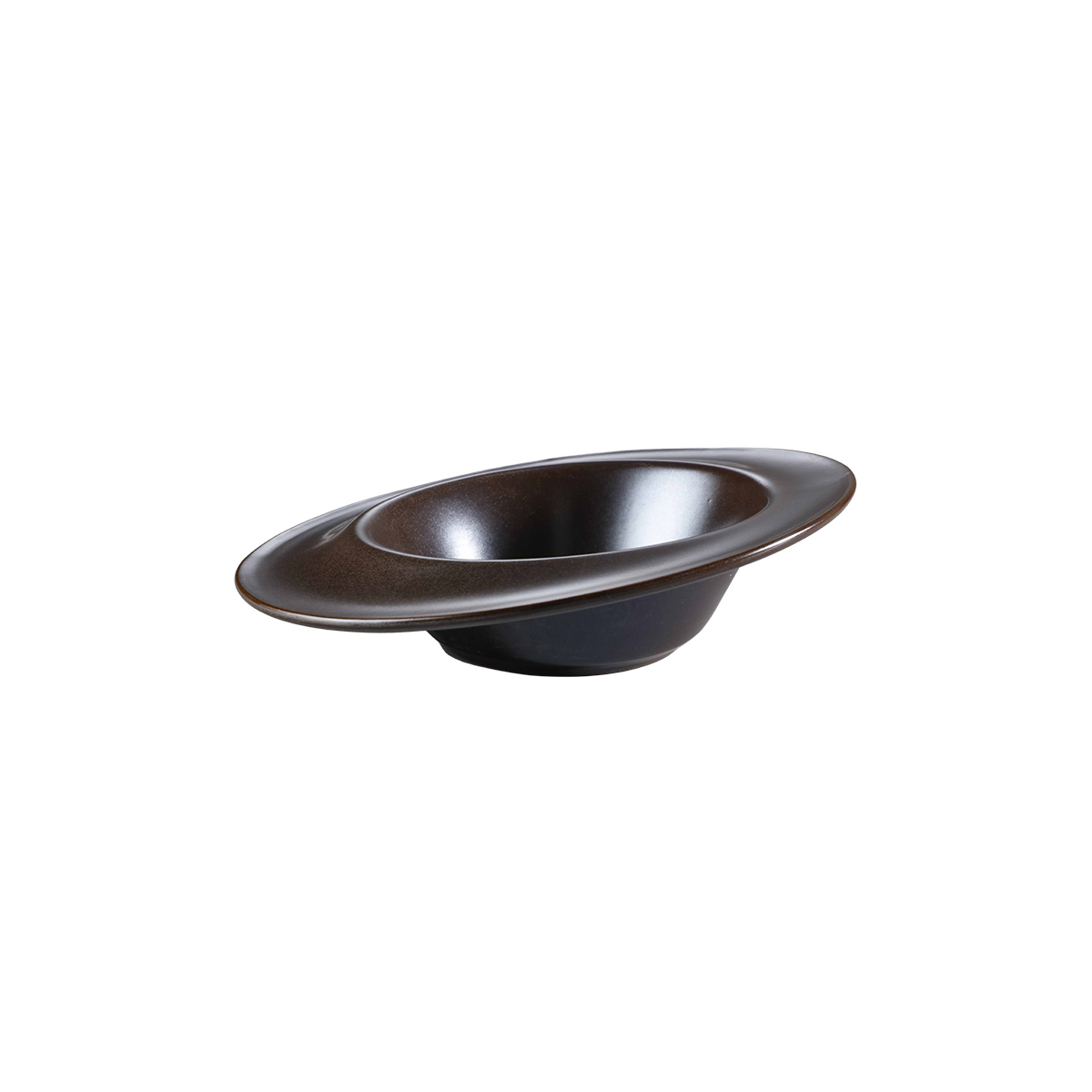 Plato Hondo 593ml Color Café Brillante