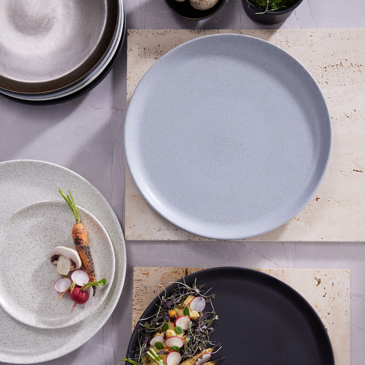 Plato pando coupe 28.4cm Moon