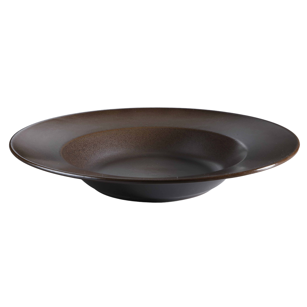 Plato pasta 688ml color Café brillante