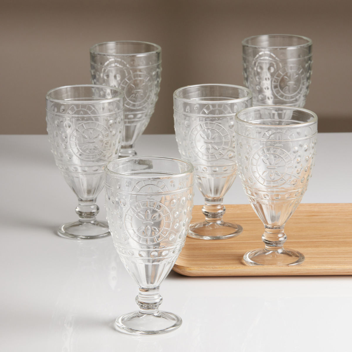 Set 6 Copas de Agua Marruecos 367ml - Cristar