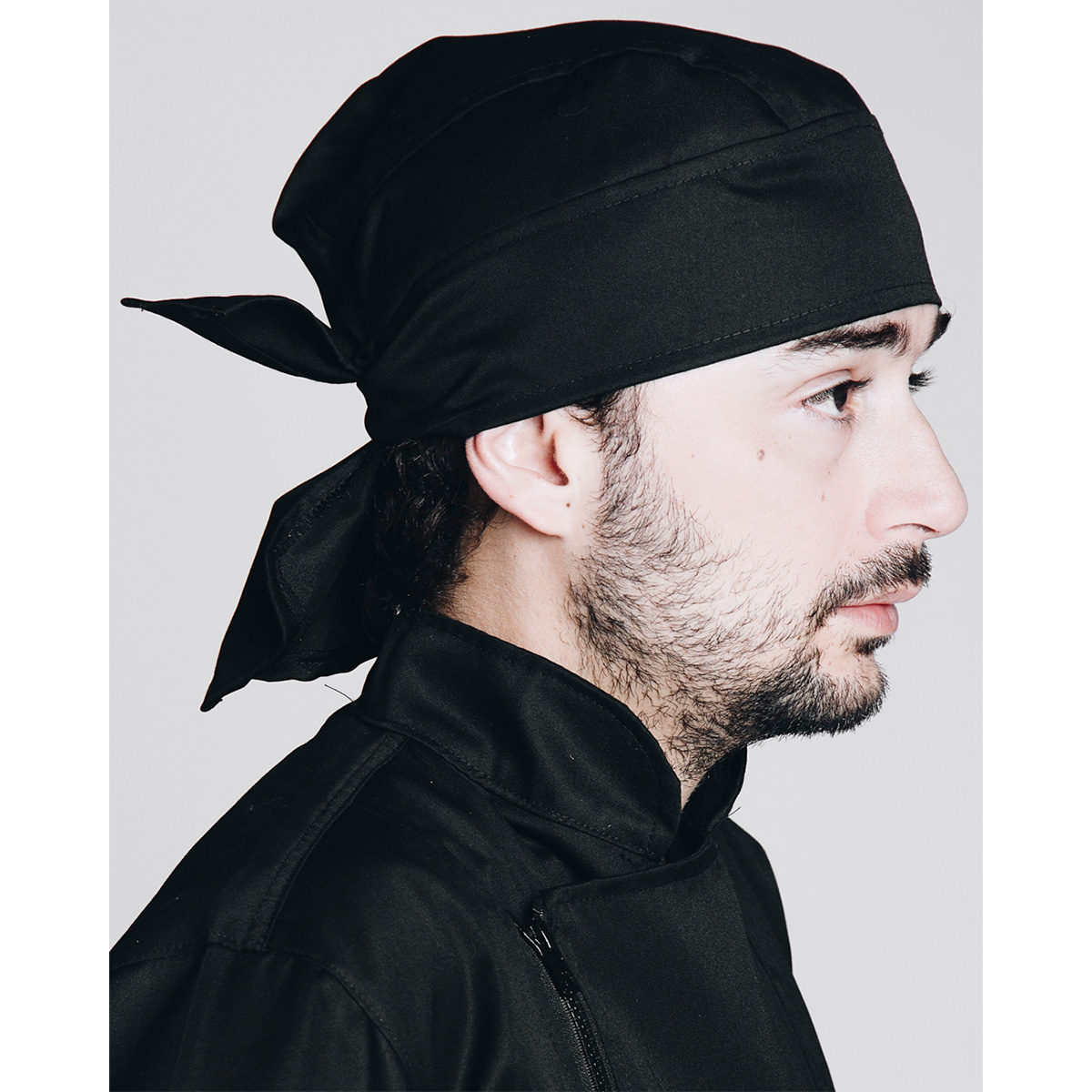 gorro pirata cocinero negro aerosilver