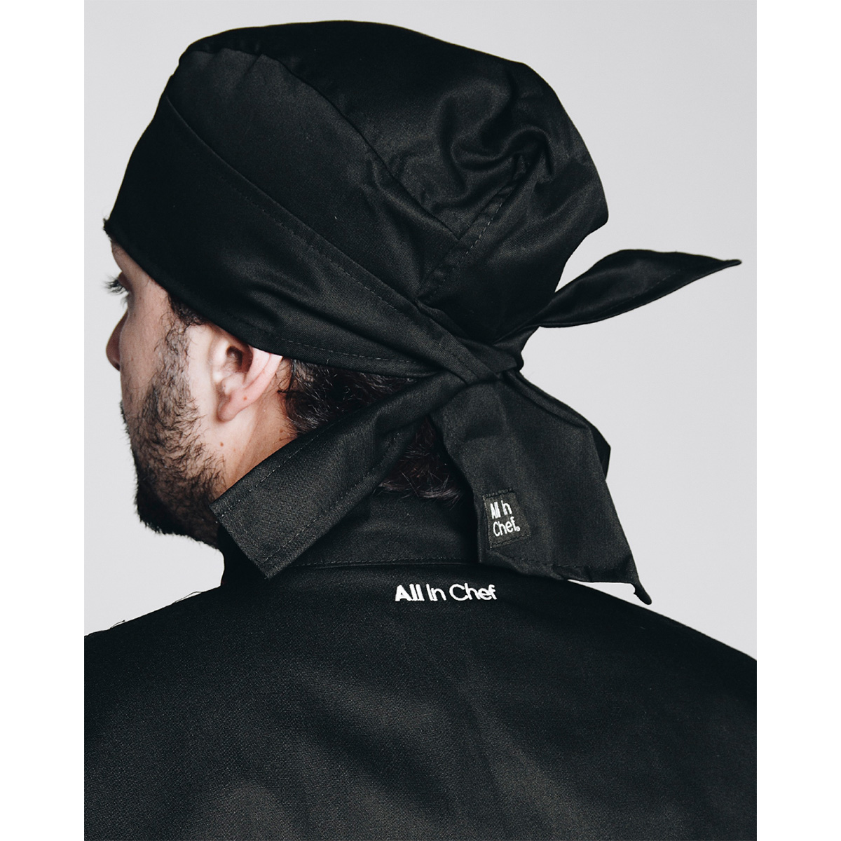 Gorro Chef Pirata Negro by All in Chef