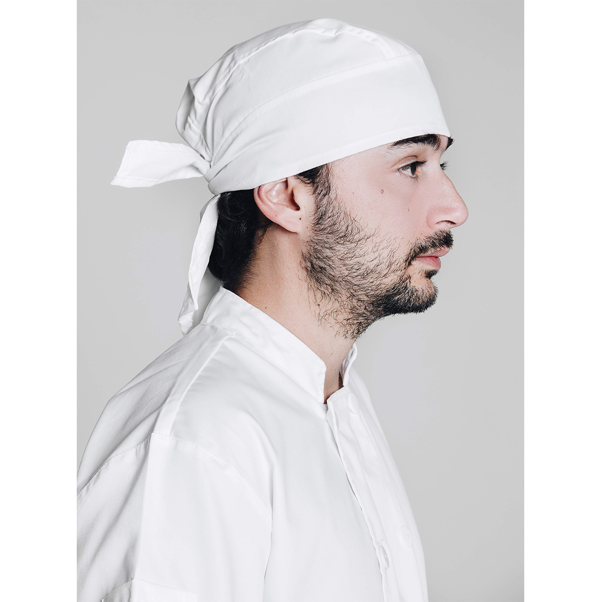Gorro Chef Pirata Blanco by All in Chef, uniformes, Hoteles y  Restaurantes, Categorias