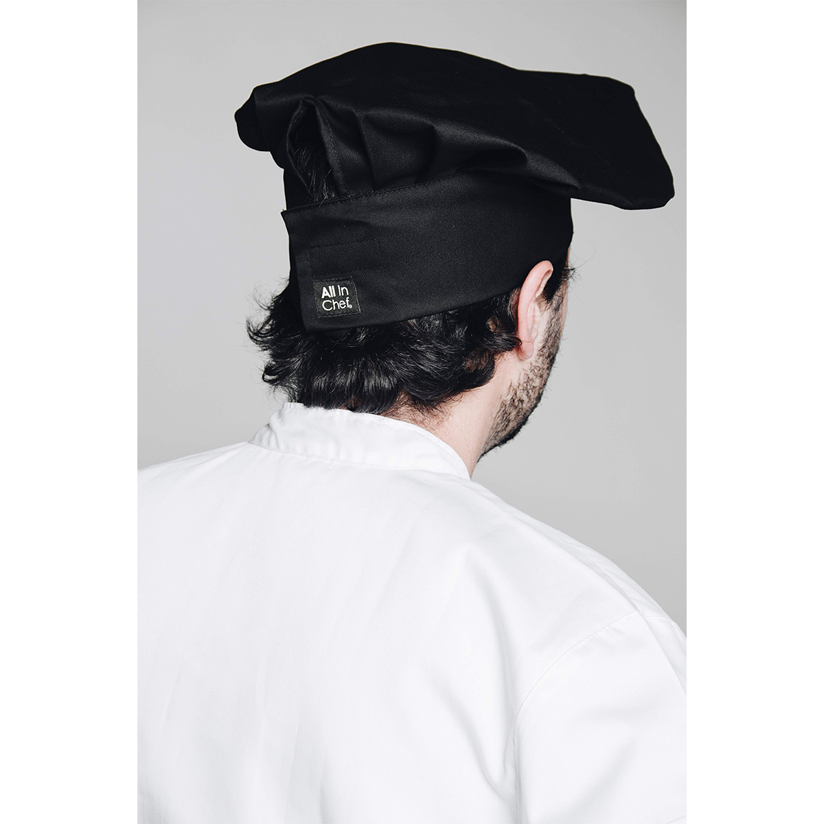 Gorro Champinon Negro by All in Chef