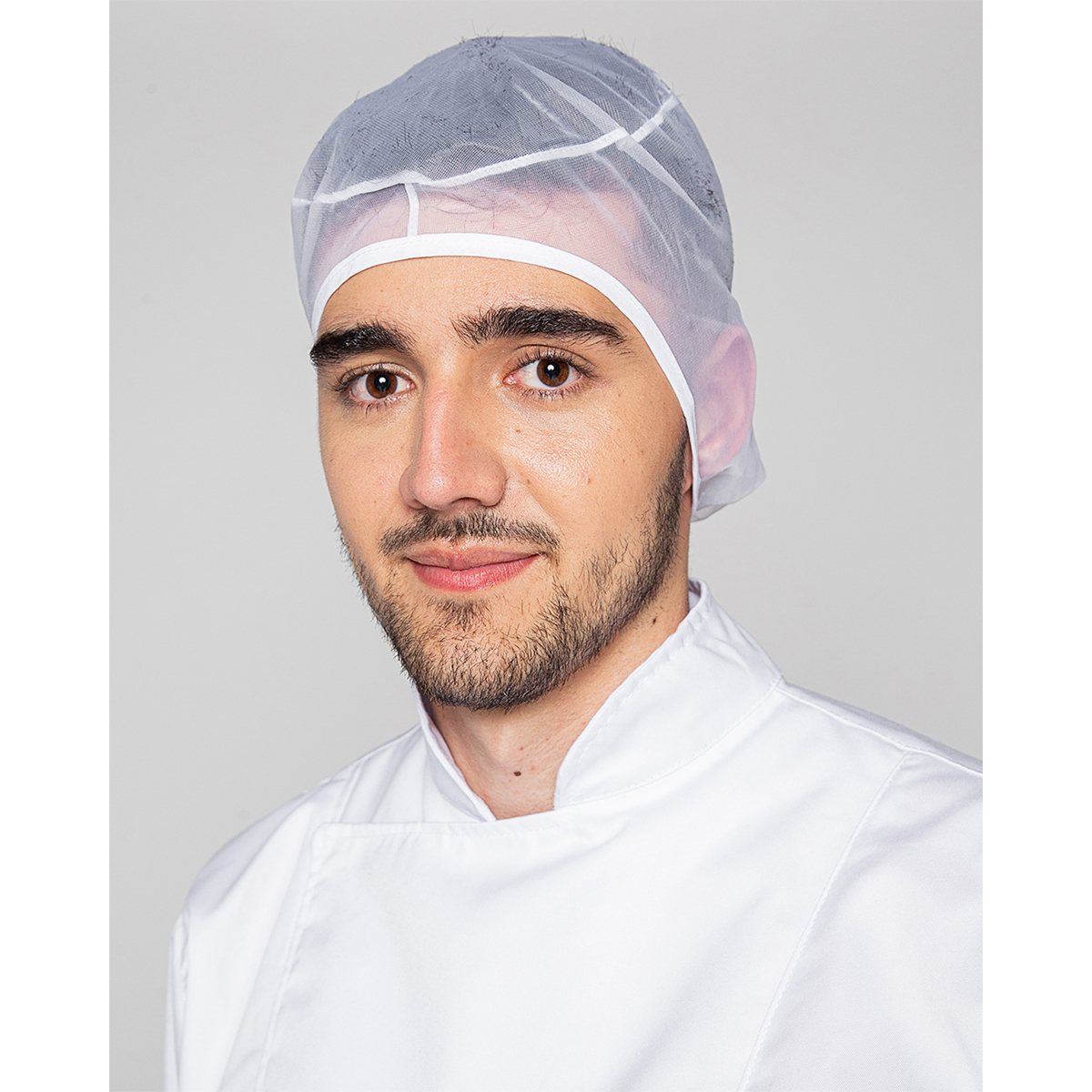 Gorro Malla Blanco by All in Chef