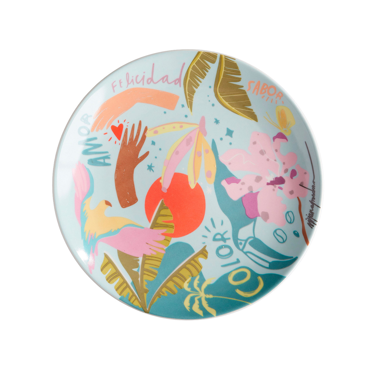 Plato Pando 25.6cm by Viviana Grondona – Marca País Colombia