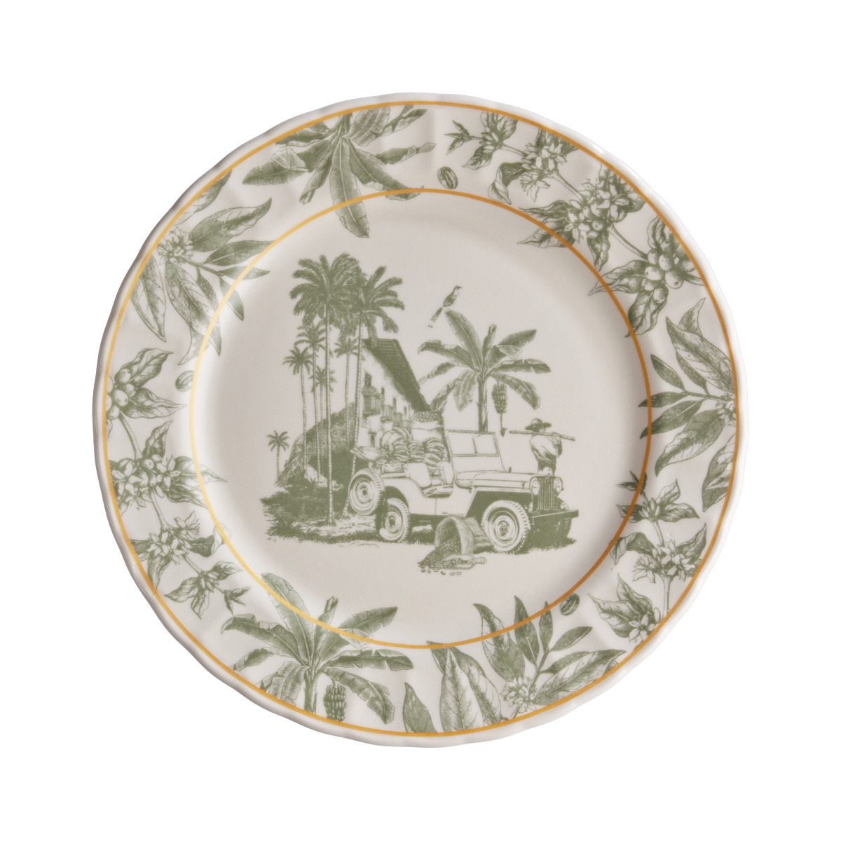 Plato Pando 27.1cm Con Aroma de Café por Tendencia y Mesa