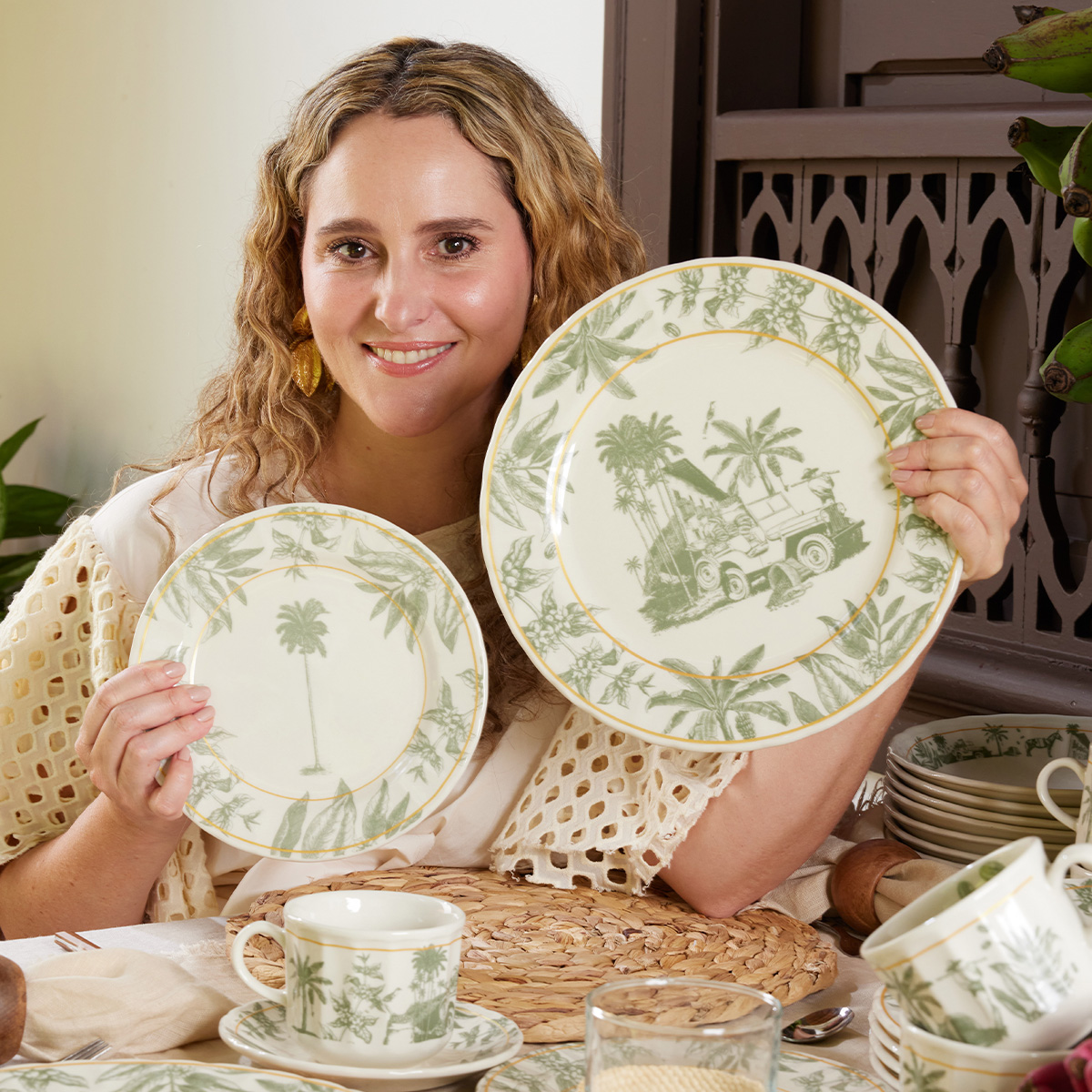 Plato Pando 27.1cm Con Aroma de Café por Tendencia y Mesa