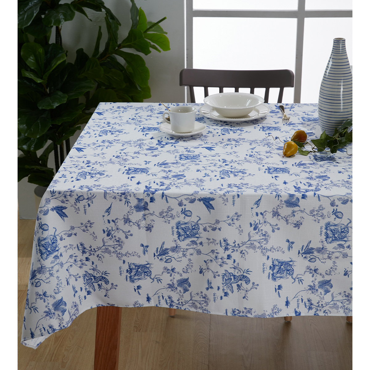 Mantel Safari Azul 140x250cm
