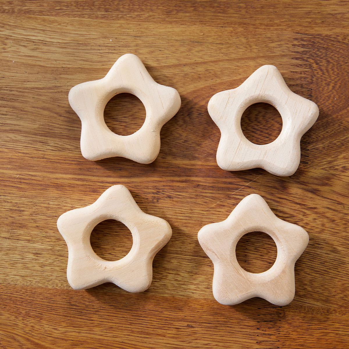 Set 4 Servilleteros 7X1.2cm Estrella