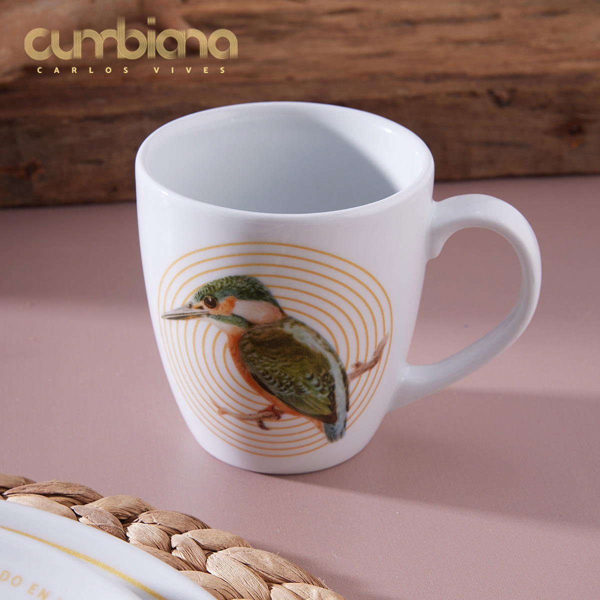 Set 2 Mugs Pato Cuchara Pescador 394.2ml Cumbiana By Carlos Vives