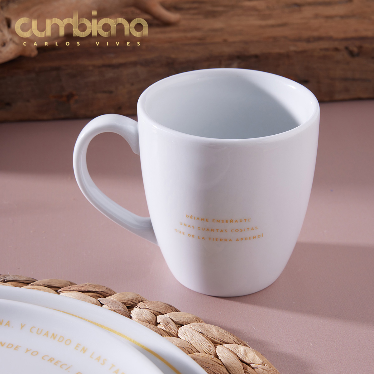 Set 2 Mugs Pato Cuchara Pescador 394.2ml Cumbiana By Carlos Vives