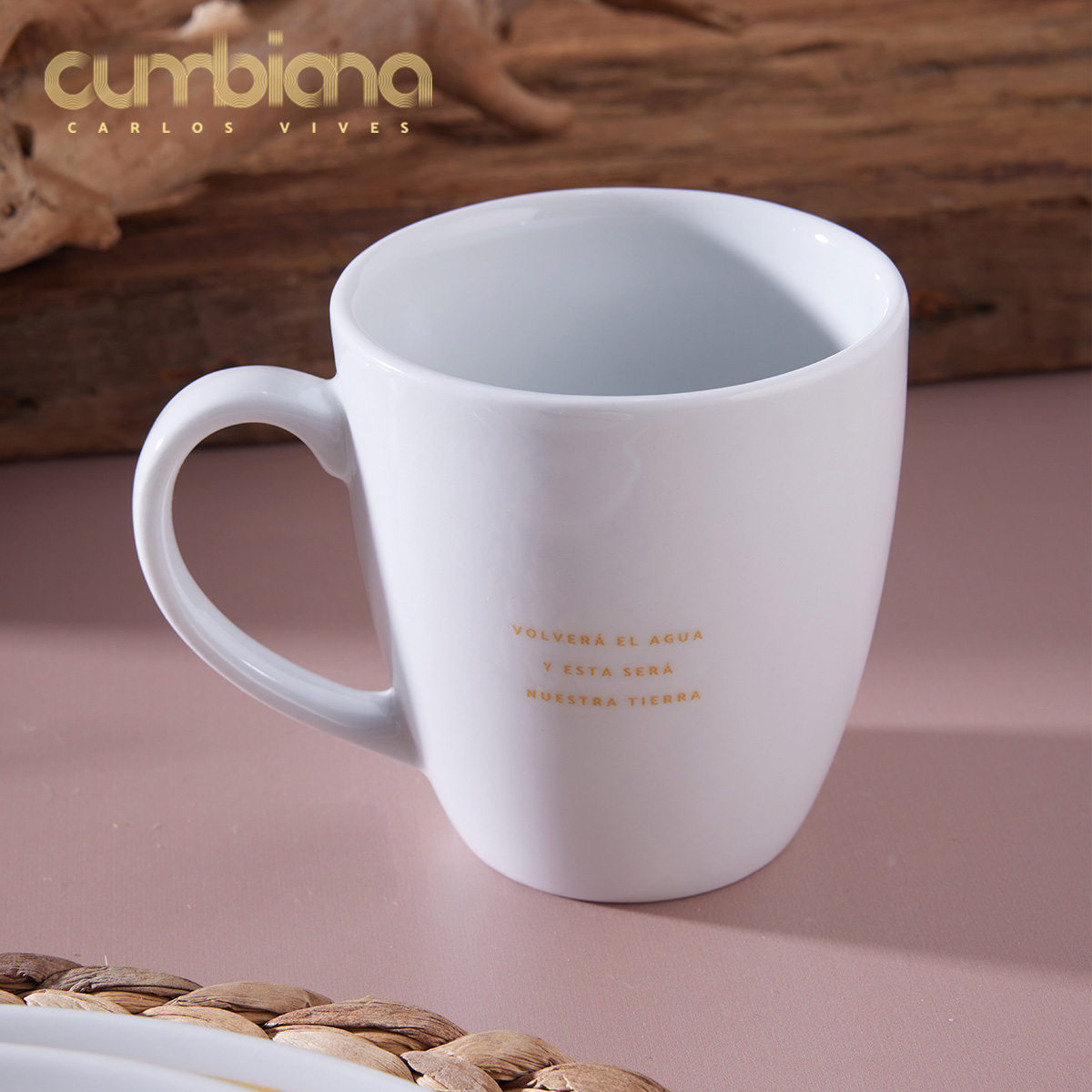 Set 2 Mugs Pato Cuchara Pescador 394.2ml Cumbiana By Carlos Vives
